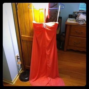 B. SMART Coral Prom Dress GUC